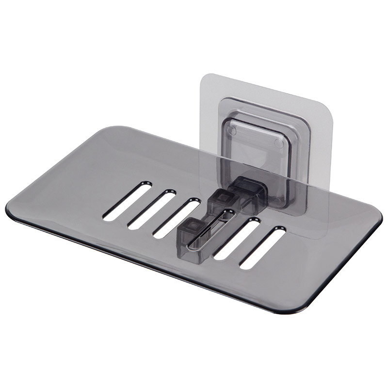 фото Мыльница подвесная из пластика на самоклеящейся основе размер: 13,6*10,5 см