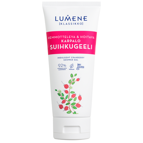 Гель LUMENE KLASSIKKO Клюквенный для душа 200 мл из Финляндии 1749₽