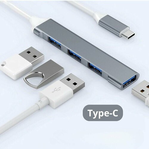 USB концентратор 30 Hub адаптер Type-C для ноутбука 27100₽