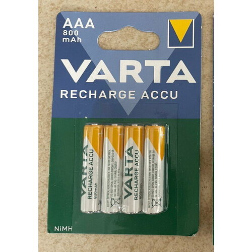 Аккумулятор Varta AA Ni-Mh 800 мАч аккумулятор aaa panasonic ready to use 750 mah ni mh 4 штуки hhr 4mve 4bc