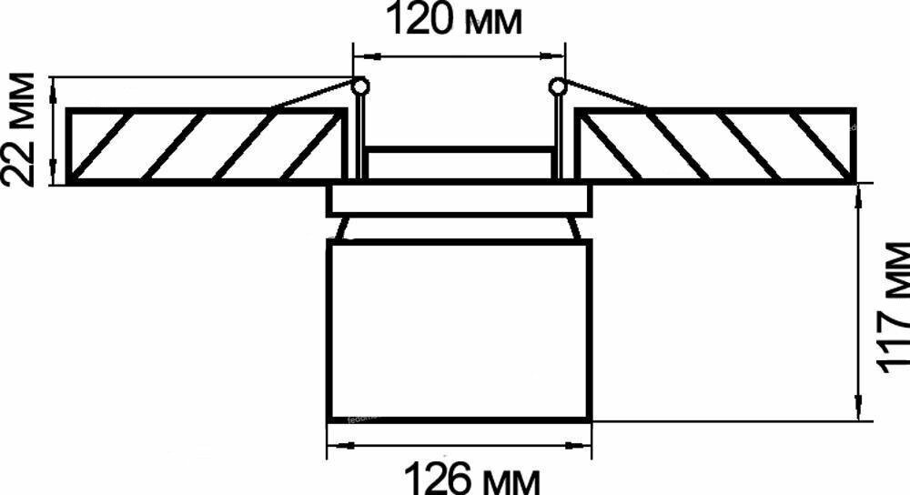 214827 Светильник FORTE INCA 26W 4000К черный