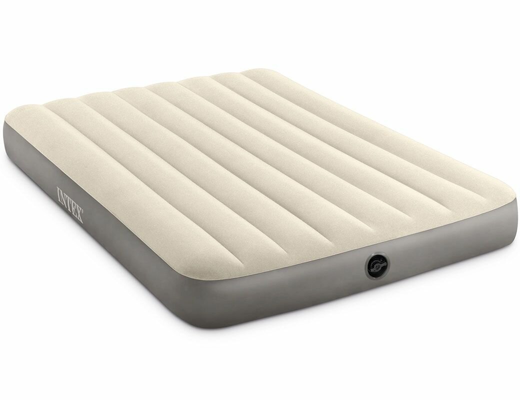 Полуторный надувной матрас Intex Deluxe Single-High Airbed (Full), 137х191х25 см