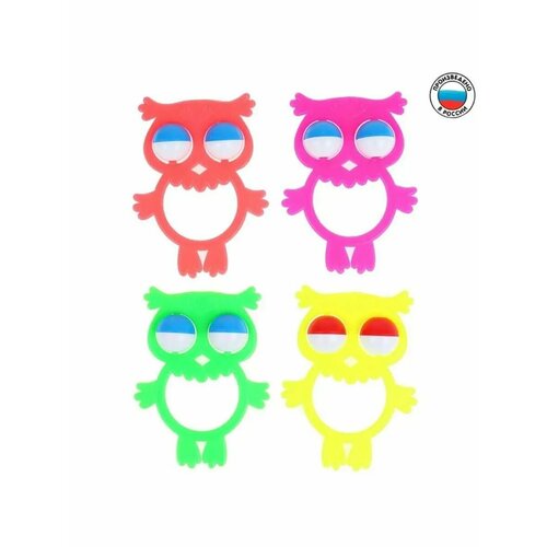 Погремушка Совёнок цвета микс 168₽