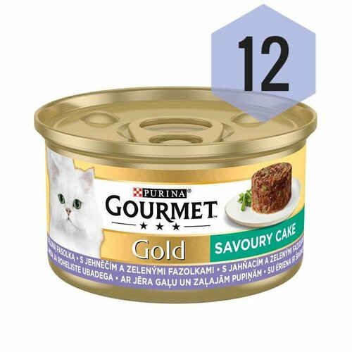 Gourmet Gold - ягненок с фасолью. 12 баночек по 85 гр из Европы