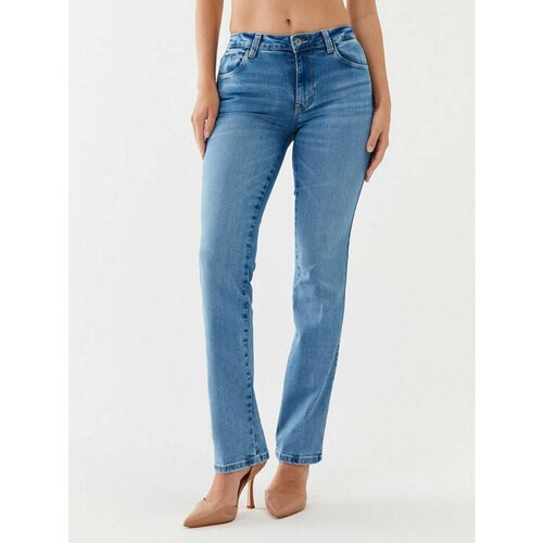 Джинсы GUESS, размер 24/32 [JEANS], голубой