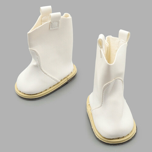 SH-0013 Сапожки для кукол 75см8 см 1 пара AstraCraft белый 495₽