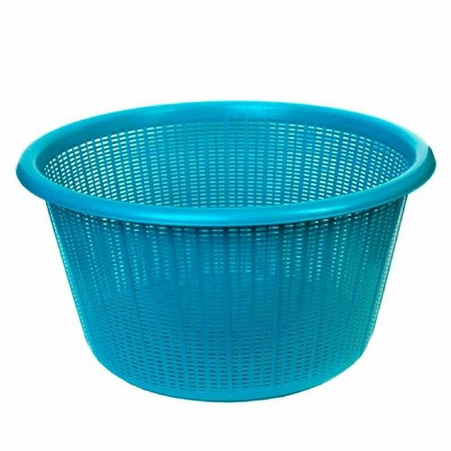Корзина 220 л круглая универсальная голубая 1253₽