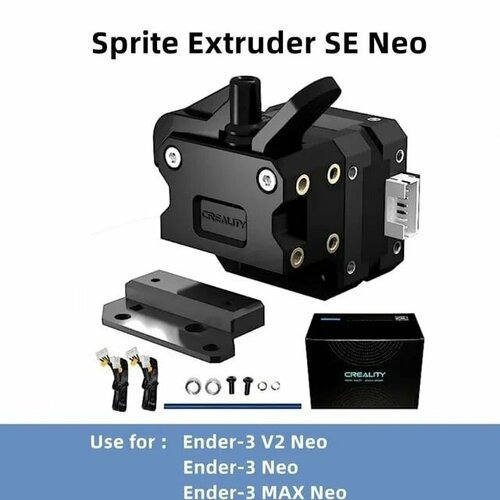 Экструдер Creality Sprite Extruder SE-NEO для 3D принтеров Ender 3 Neo, 3 V2 Neo, 3 Max Neo, 2 Pro creality вентилятор турбина 40 10 24 для sprite экструдер blower fan 4010 24v 6800