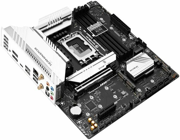 Материнская плата mATX MAXSUN (LGA1700, Z790, 4*DDR5 (7000), 4*SATA 6G RAID, 5*M.2, 2*PCIE, 2.5Glan, WiFi, BT, HDMI, DP, USB - фото №5