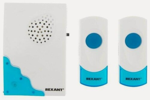 Изображение товара REXANT (73-0040) RX-4 Беспроводной дверной звонок с двумя кнопками вызова IP 44