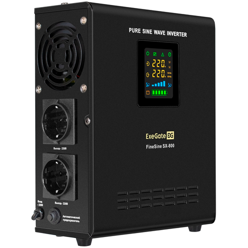 ИБП батарея ExeGate FineSine SX-800 LCD AVR2SH DT 1275 75Ач EX296527RUS 24880₽