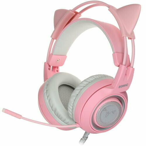 Проводные наушники Somic G951S розовый 6736₽