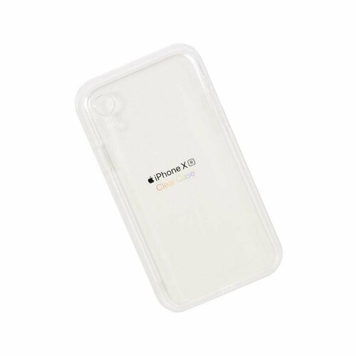 Чехол (задняя накладка) Clear Case для Apple iPhone XR прозрачный силикон