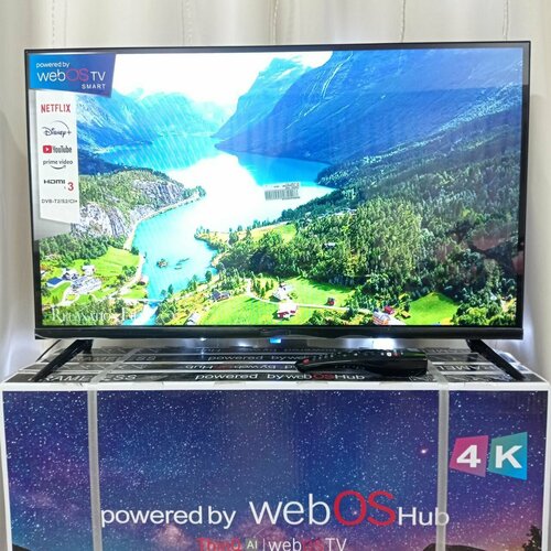 Телевизор FULL HD SmartTV (WebOS 6.0) 32", черный SMART TV, 32 дюйма, Пульт Аэромышь, WI-FI, голосовое управление, Bluetooth, Micracast