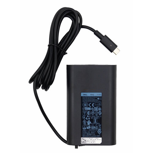 Блок питания для ноутбука Dell Type-C разъем 65W 20V 3.25A, с сетевым кабелем (4 generation type)