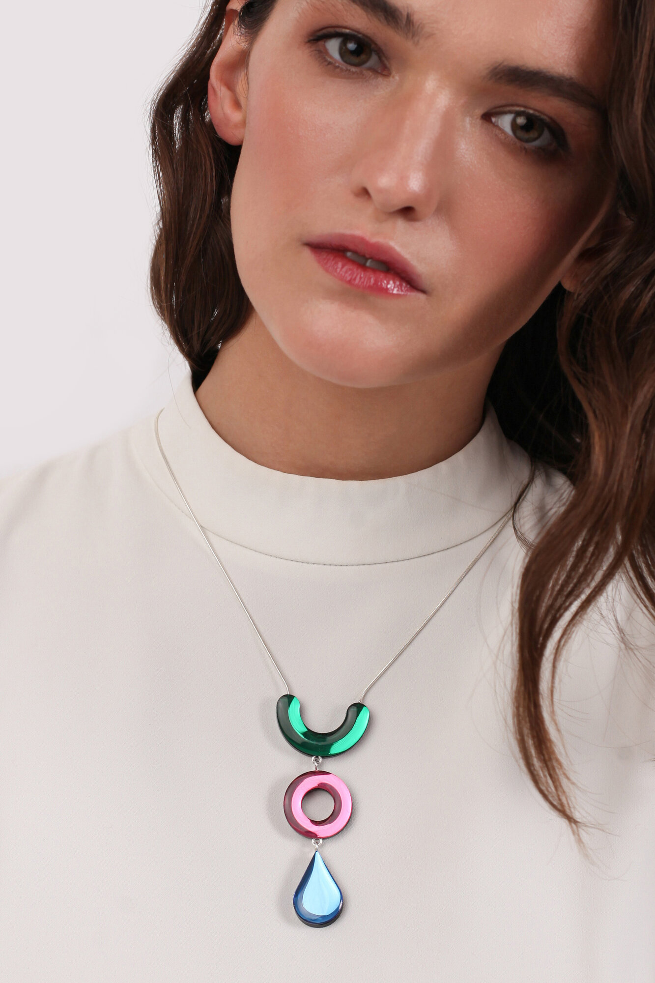 Подвеска MONOLAMA, голубой, розовый, зеленый — фото 1