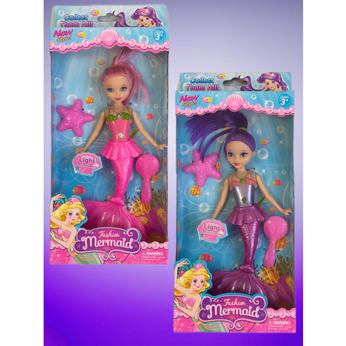 Кукла-русалка светящаяся набор из 2 штук 799₽