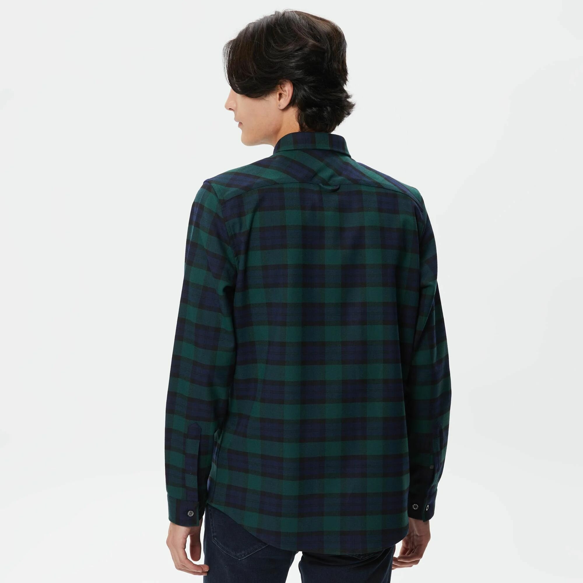 Рубашка LACOSTE, размер T39, синий — фото 1