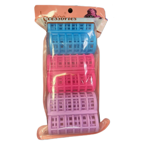 Hair Style Бигуди с зажимом Бумеранг, 6 шт/уп, 7 см, диаметр 3 см