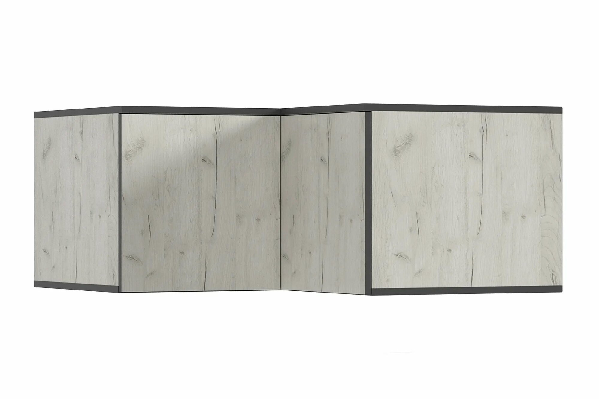 Антресоль Норд к угловому шкафу Дуб_крафт_белый_90,6см