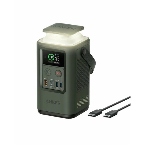 Портативный аккумулятор Anker 548 Power Bank PowerCore Reserve 60000мАч 87W (A1294P61), зеленый