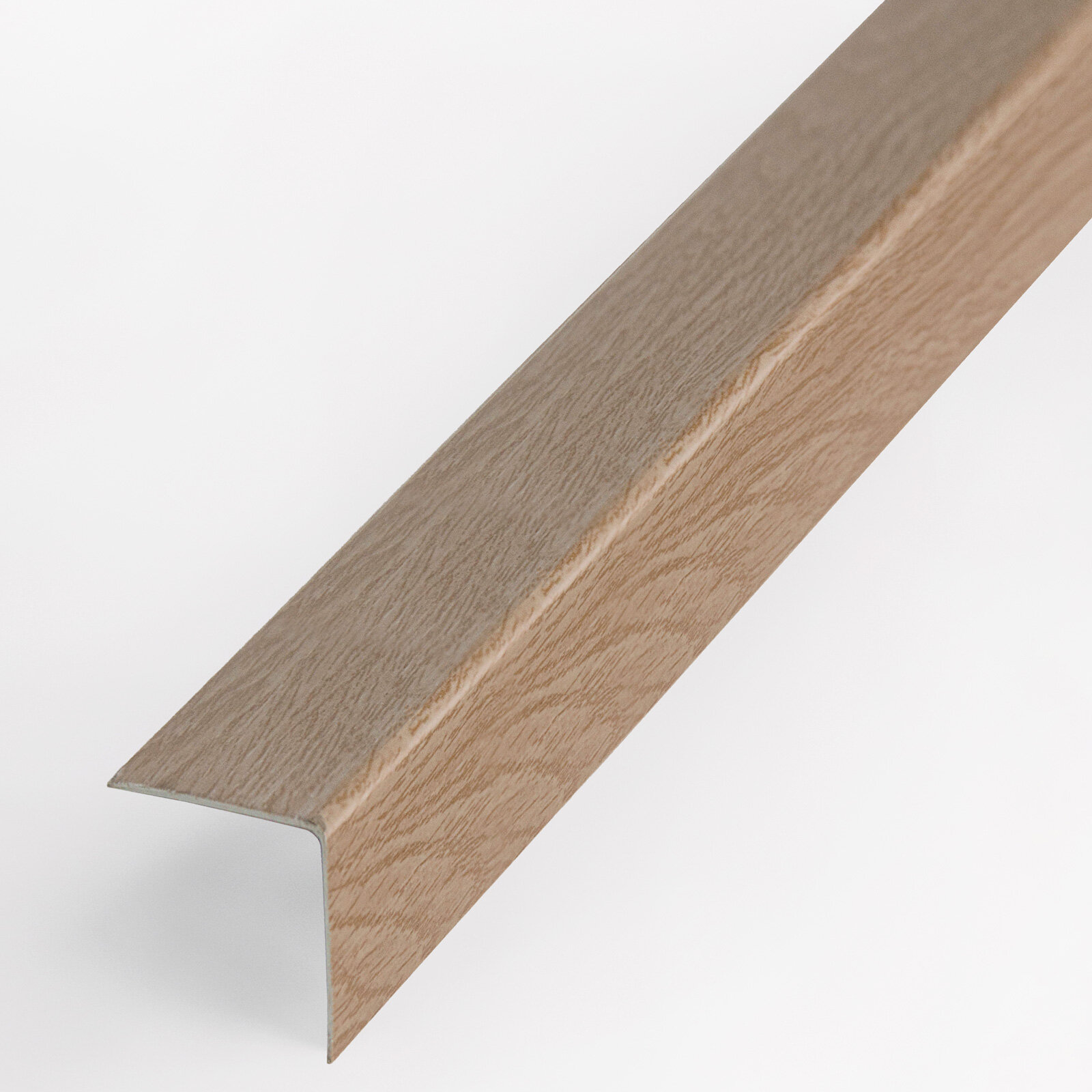 Уголок пластиковый для откосов 30х30 мм длина 27 м угол ПВХ для стен внешний Ideal (Идеал) У 30 дуб беленый 203