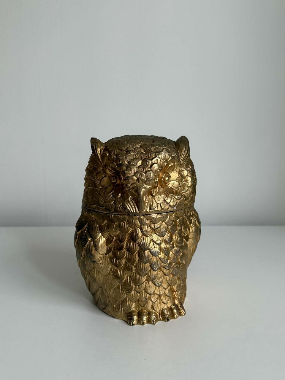 Ведро для льда "Сова". Мауро Манетти, Флоренция, Италия. 1960-й год. Высота 20 см.