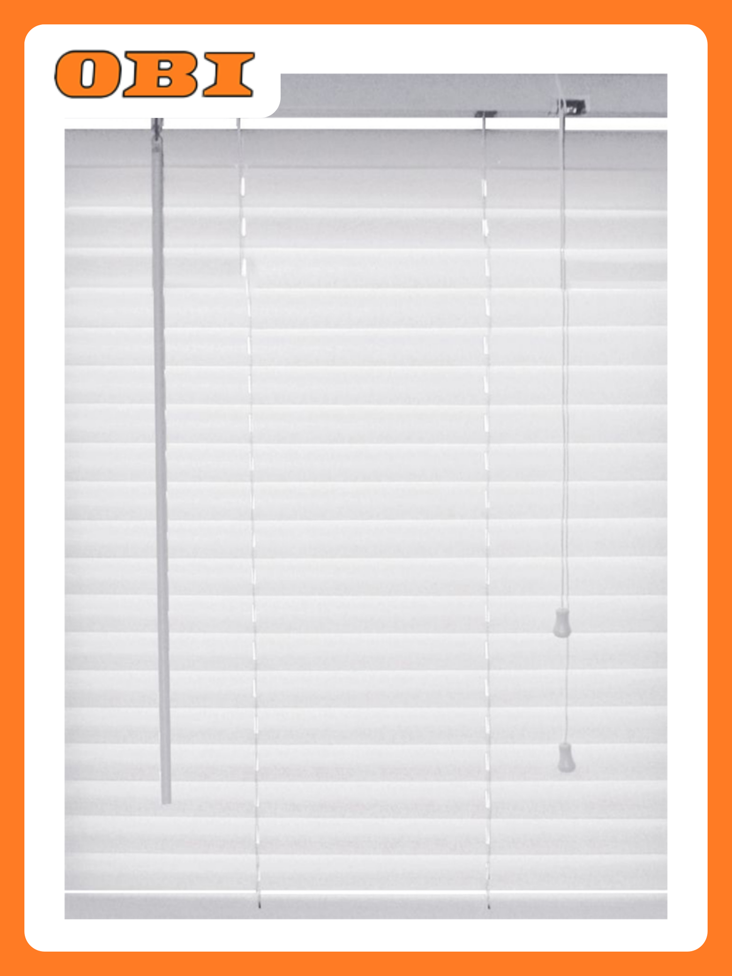 Жалюзи Эскар пластиковые 50х160 см белые