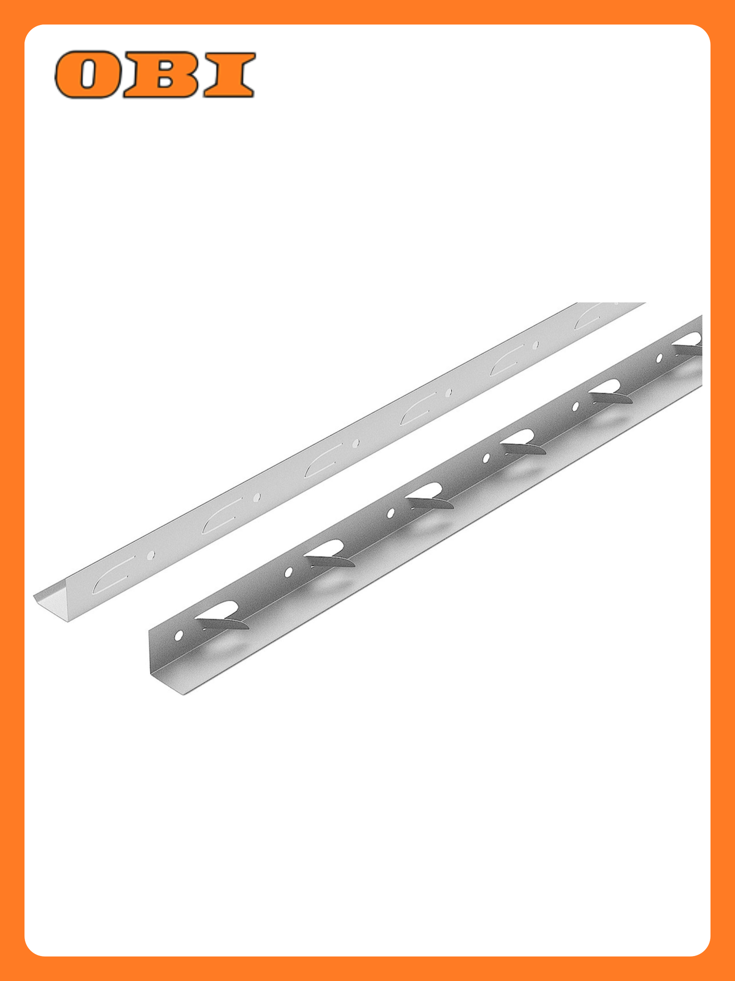 Потолочный L-профиль Cesal алюминий матовый белый 3000x25x25 мм