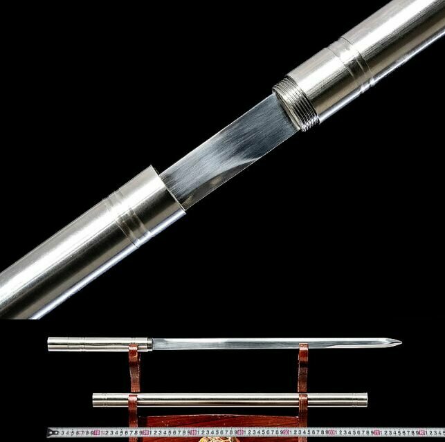 Сувенирное изделие меч "Тяньинь с обратным шарниром" на подставке