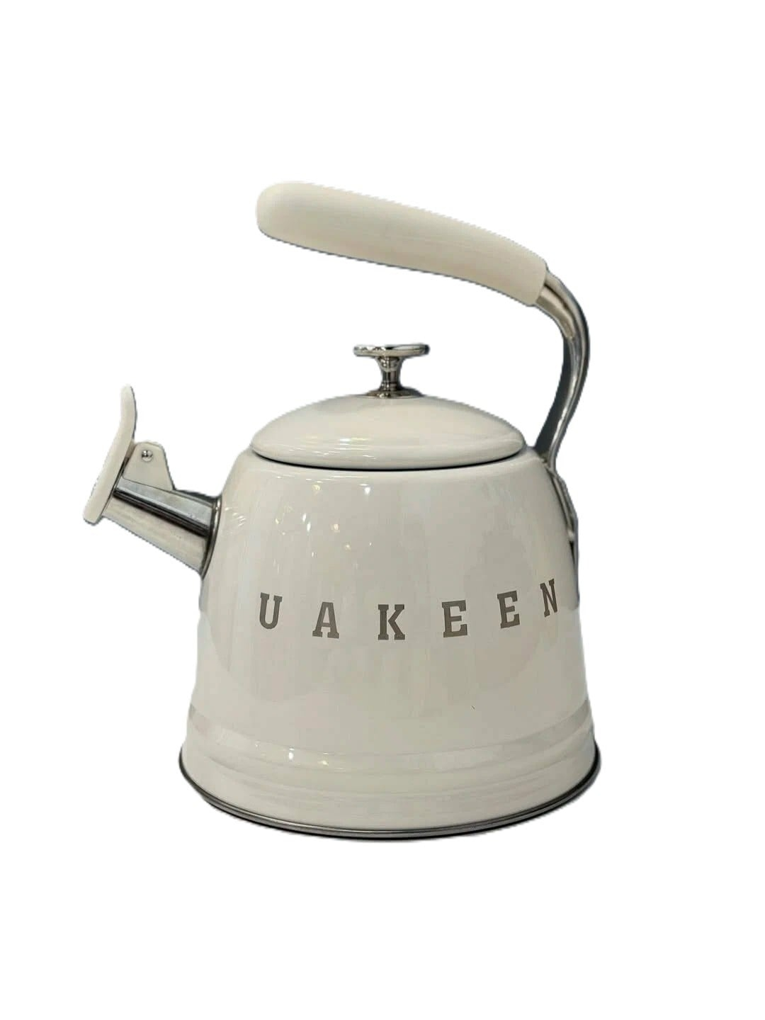 Чайник со свистком Uakeen VK-119 Germany, нержавеющая сталь/керамика, 3,5л