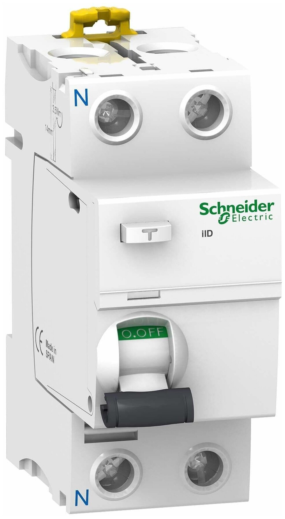 Выключатель дифференциального тока (УЗО) 2п 25А 30мА тип AC iID Acti9 Schneider Electric A9R41225 1шт