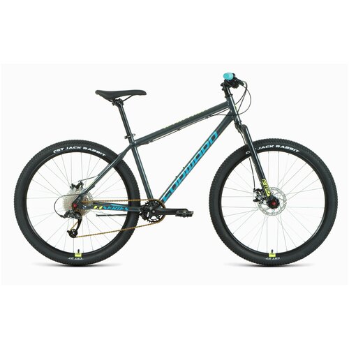 Велосипед Forward Sporting 27,5 X D 2022 рост 17 темно-серый/зеленый