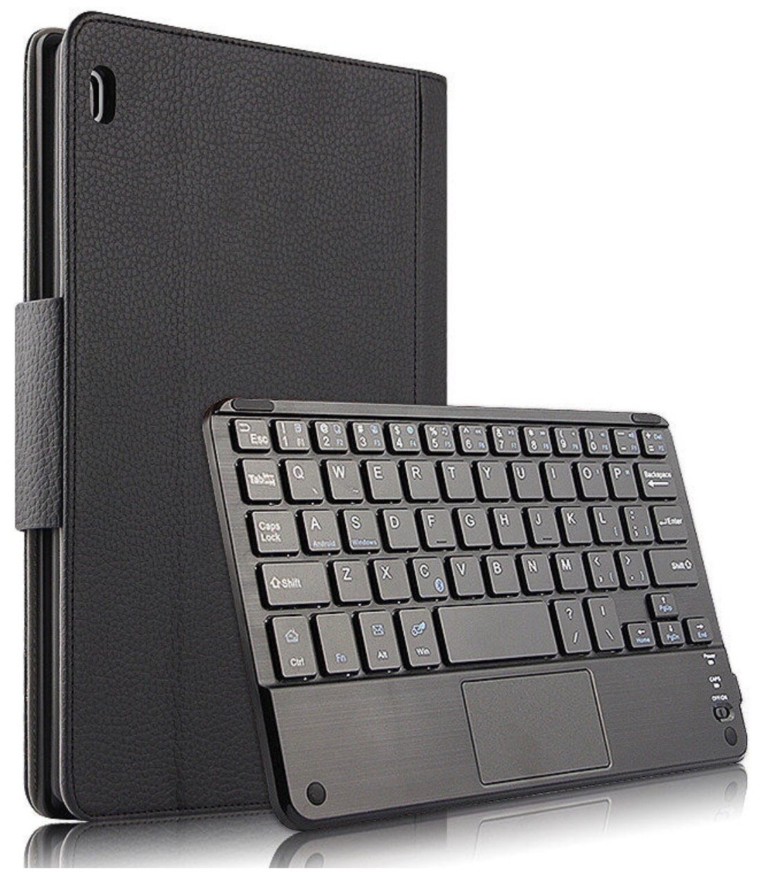 Чехол Bluetooth-клавиатура MyPads для Lenovo Tab 4 10 Plus TB-X704L/ F черный