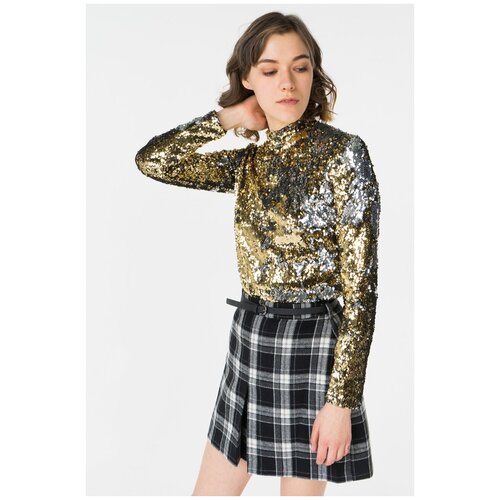 фото Лонгслив ln family, размер 42 (s), золотой