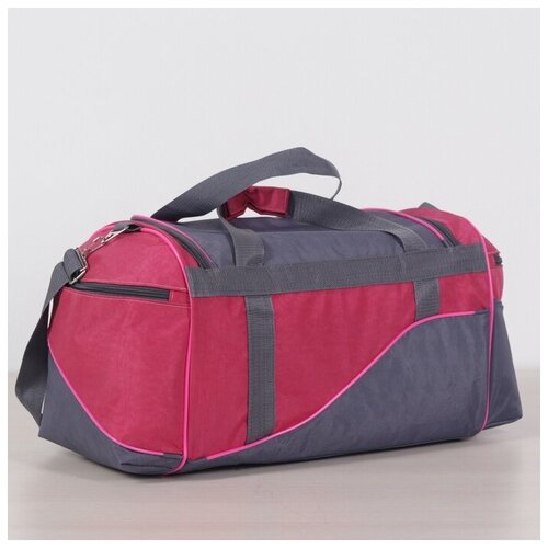 Сумка спортивная ЗФТС, 65х28х65 см, розовый, серый сумка спортивная зфтс 65х28х65 см черный серый