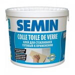 Semin Colle Toile De Verre Airless Готовый клей для обоев под покраску и под стеклообои, Франция - изображение