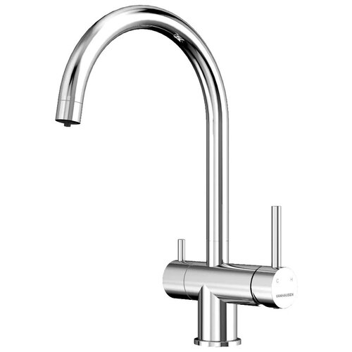 Смеситель для кухни Vanhausen VN15.240.000 под фильтр с поворотным изливом, нержавеющая сталь, хром