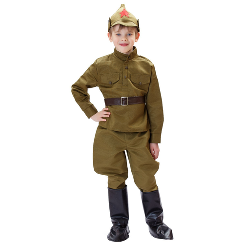 Костюм Бока, размер 140-152, хаки костюм детский солдаточка 140 152