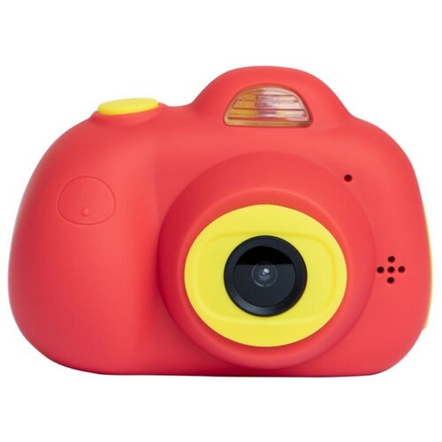 Детская цифровая фото- и видео- камера (без TF-карты) D6 2.0-дюймовый HD IPS-экран 1080P, 26-мегапикселей - красная