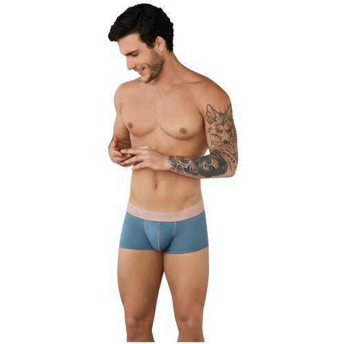 Мужские трусы хипсы бирюзовые в сетку Clever LINE LATIN BOXER 094812 XL (50)