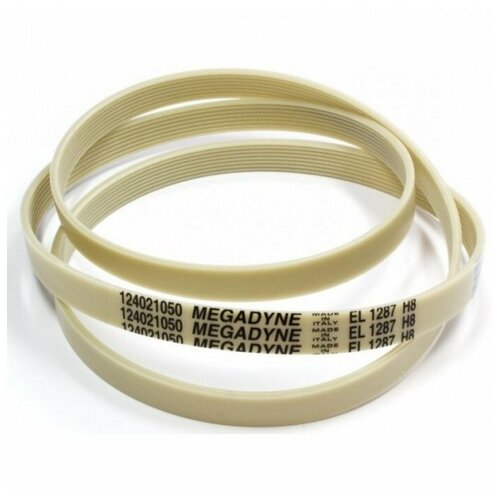 фото Ремень для стиральной машины zanussi, electrolux, aeg 1287 h8 el 50237204008, 3588301105, wn275, 1240211407, 1326721006, c00269096, 482000086372, 1240210508 megadyne