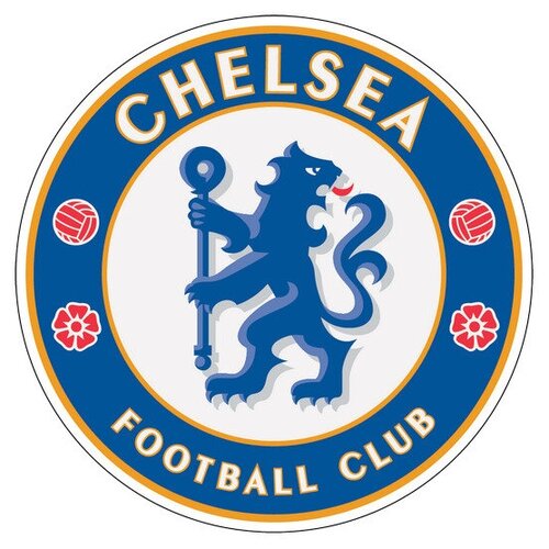 Наклейка Chelsea FC, 10х10 см