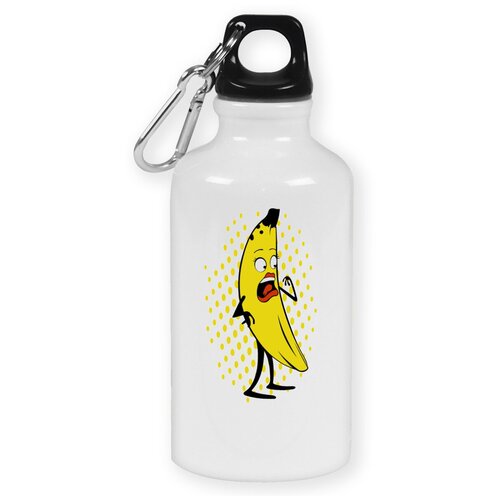 Бутылка с карабином CoolPodarok Банан Ж