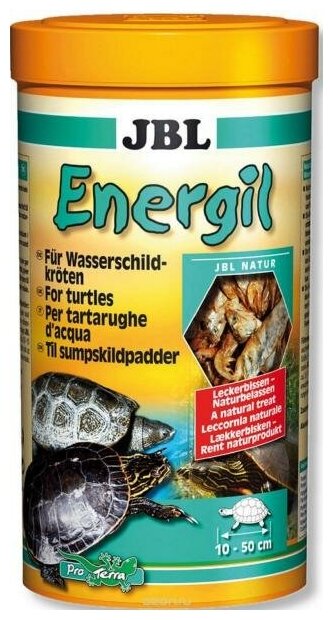 Сухой корм для рептилий JBL Energil, 1 л, 170 г - фотография № 6