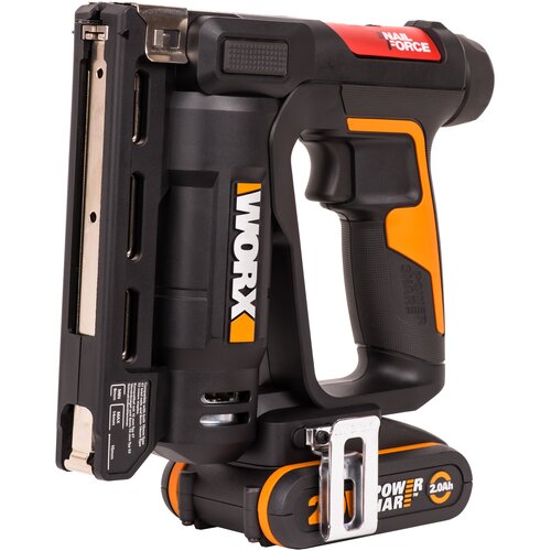 Степлер аккумуляторный WORX WX843 20В гайковерт аккумуляторный worx wx272 9 20в без акб и зу