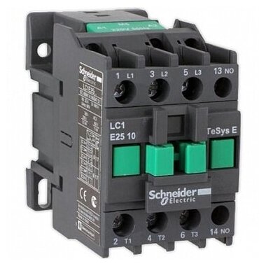 Контактор 3Р, 9А, 1НО, АС3, 220V, 50Гц LC1E0910M5 - фотография № 5