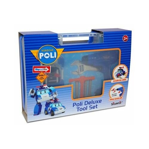 Robocar Poli Игровой набор инструментов с Умной машинкой, 83030 robocar poli часы с мини машинкой разноцветный