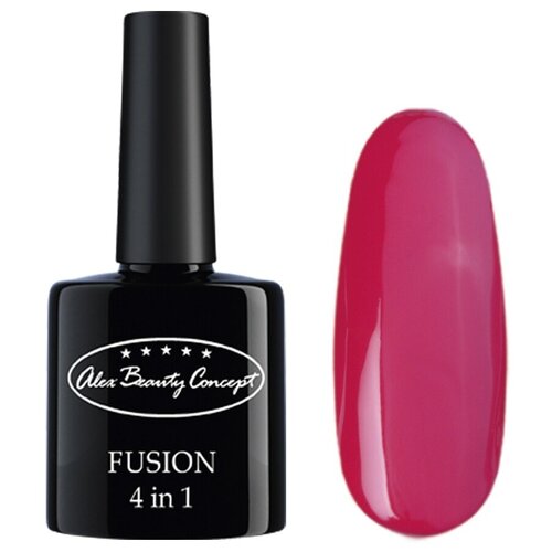 Alex Beauty Concept Гель-лак Fusion 4 in 1 Gel, 7.5 мл, темно-лиловый/ розовый