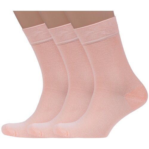 Носки Носкофф, 3 пары, размер 23-25, розовый носки носкофф 3 пары размер 23 25 мультиколор